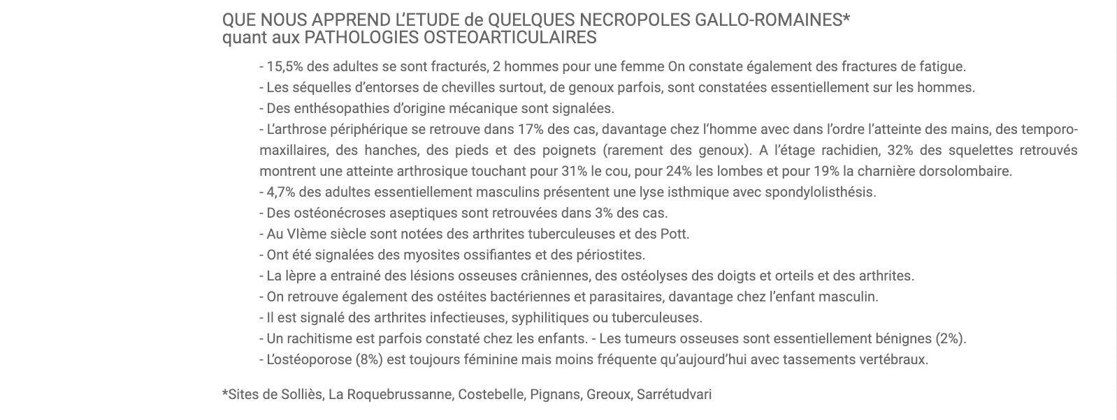 SOINS OSTEO-ARTICULAIRES 5