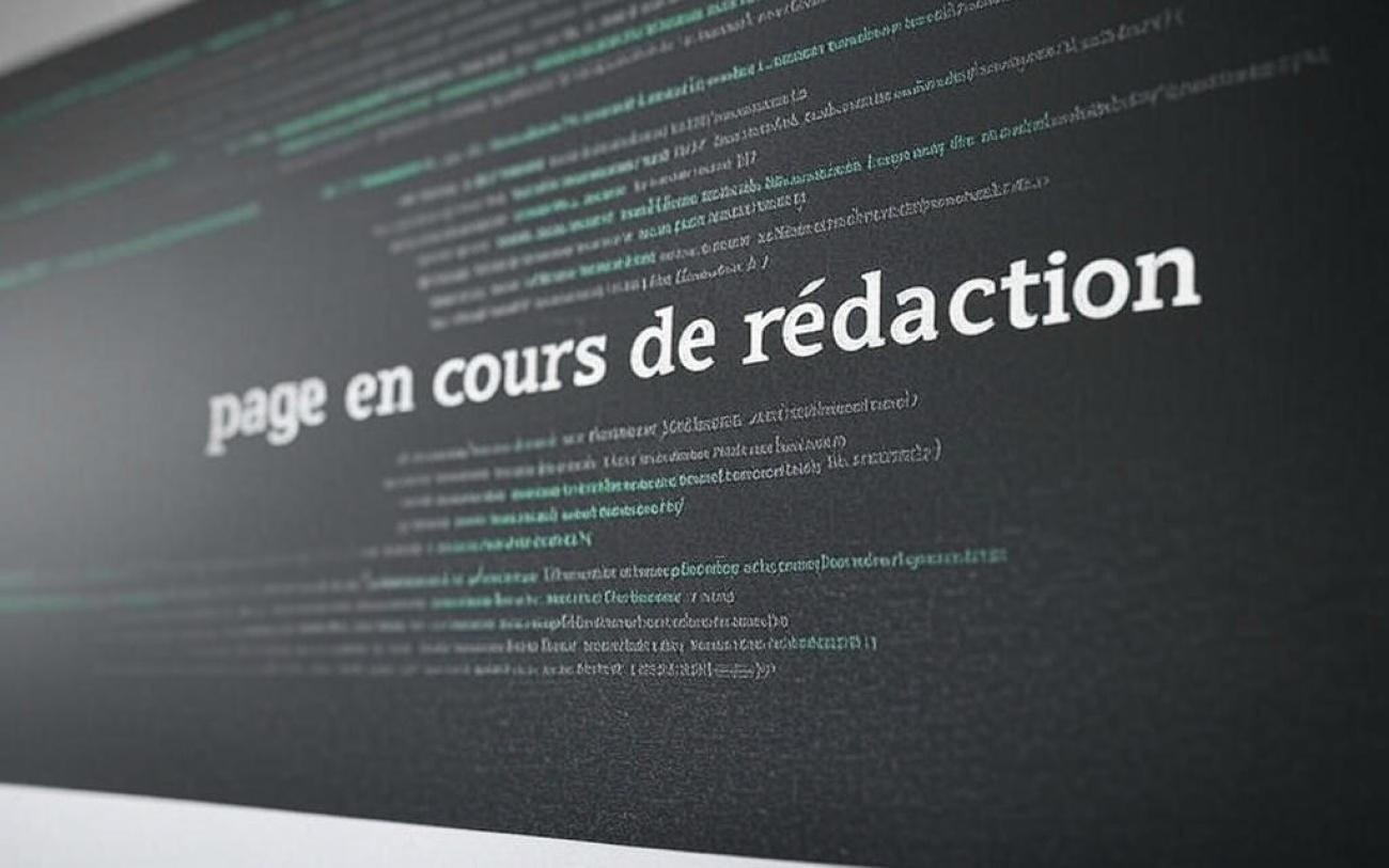 Page en cours de rédaction